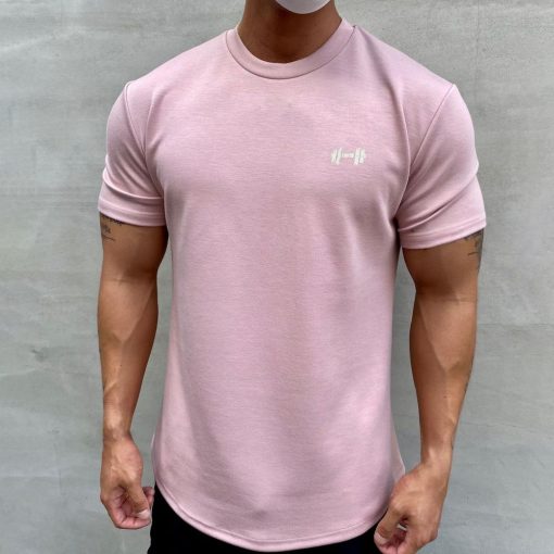 Mens Muscle Fit T Shirt For Bodybuilders