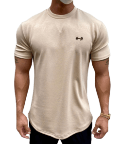 Mens Muscle Fit T Shirt For Bodybuilders