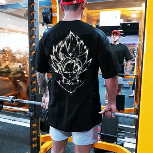 Super Saiyan Oversized Gym T-Shirt