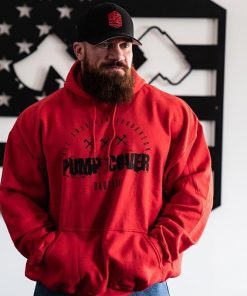 Men'S Pump Cover Print Gym Hoodie