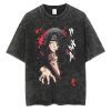 Vintage Anime T Shirt Sasuke Uchiha Pump Cover