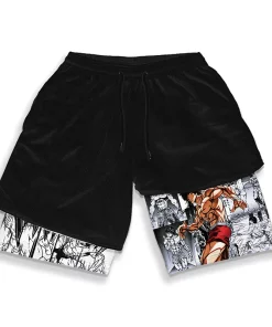 Men'S Anime Gym Shorts - Baki Hanma