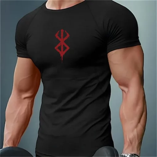 Anime Berserk Muscle Fit Gym T-Shirt