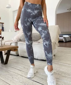 Tie Dye Leggings Womens Cosmic High Waist Yoga Pants