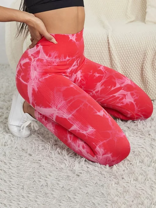 Tie Dye Leggings Womens Cosmic High Waist Yoga Pants