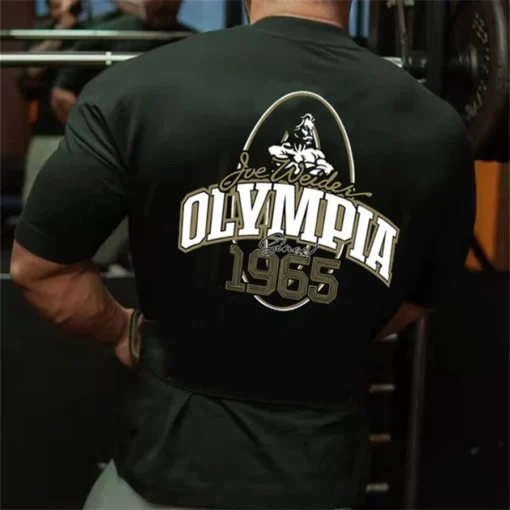 Joe Weider'S 1965 Mr Olympia T Shirt Pump Cover - Gym Clothing