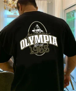 Joe Weider'S 1965 Mr Olympia T Shirt Pump Cover - Gym Clothing