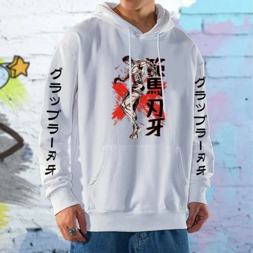 Baki Hanma Yujiro Gym Anime Hoodie Pump Cover