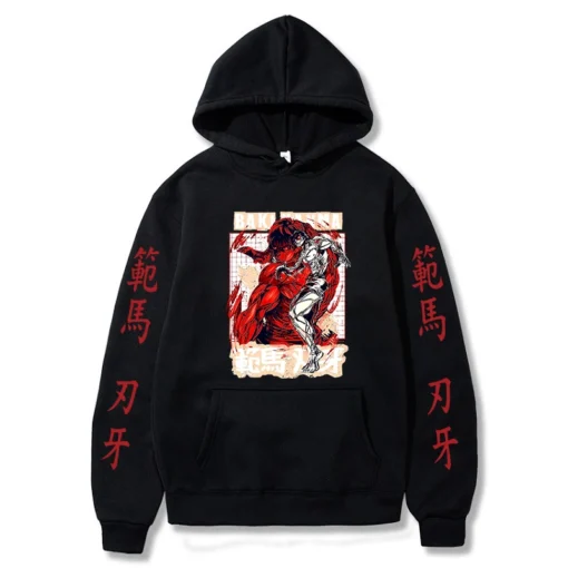 Baki Hanma Yujiro Gym Anime Hoodie Pump Cover