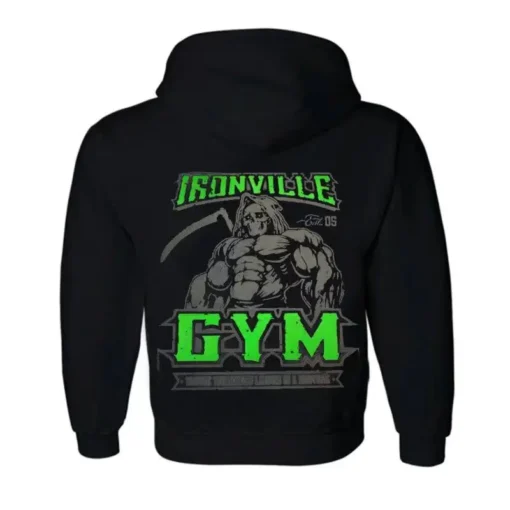 Ironville Gym Bodybuilding Hoodie - Gorilla Print And Various Designs