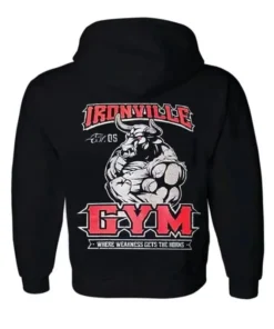 Ironville Gym Bodybuilding Hoodie - Gorilla Print And Various Designs