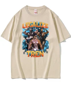 Ronnie Coleman Gym Merch - Legalize Tren T Shirt 100% Cotton