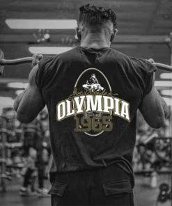 Joe Weider'S 1965 Mr Olympia T Shirt Pump Cover - Gym Clothing