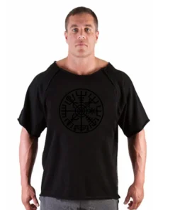 Viking Gym T-Shirt - Ripped Shoulders Pump Cover