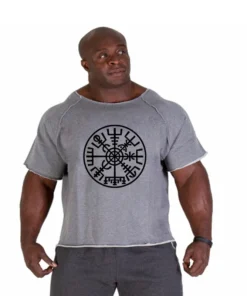 Viking Gym T-Shirt - Ripped Shoulders Pump Cover