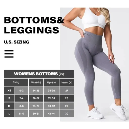 Seamless Spandex Gym Leggings For Workout