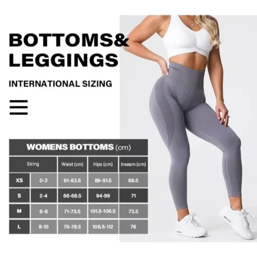 Seamless Spandex Gym Leggings For Workout