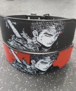 Old School Weightlifting Belt Berserk Anime Design - Gym Workout Weightlifting Belt For Men And Women