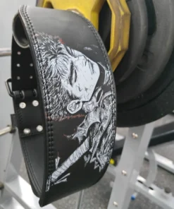 Old School Weightlifting Belt Berserk Anime Design - Gym Workout Weightlifting Belt For Men And Women