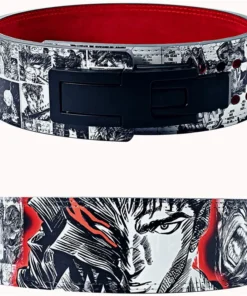 Anime Theme Berserk Gym Belt Lever Clasp - Heavy Duty Powerlifting And Weightlifting