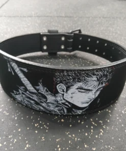 Old School Weightlifting Belt Berserk Anime Design - Gym Workout Weightlifting Belt For Men And Women