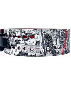 Anime Theme Berserk Gym Belt Lever Clasp - Heavy Duty Powerlifting And Weightlifting