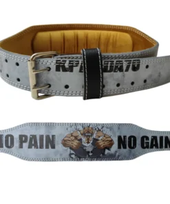 No Pain No Gain Weightlifting Belt For Powerlifting &Amp; Heavy Duty Workout