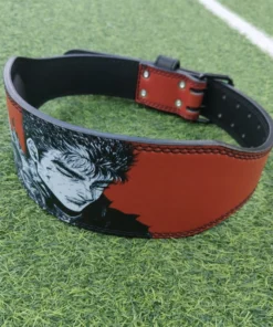 Old School Weightlifting Belt Berserk Anime Design - Gym Workout Weightlifting Belt For Men And Women