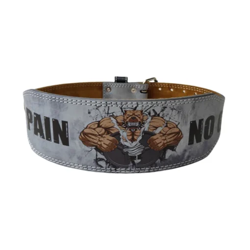 No Pain No Gain Weightlifting Belt For Powerlifting &Amp; Heavy Duty Workout