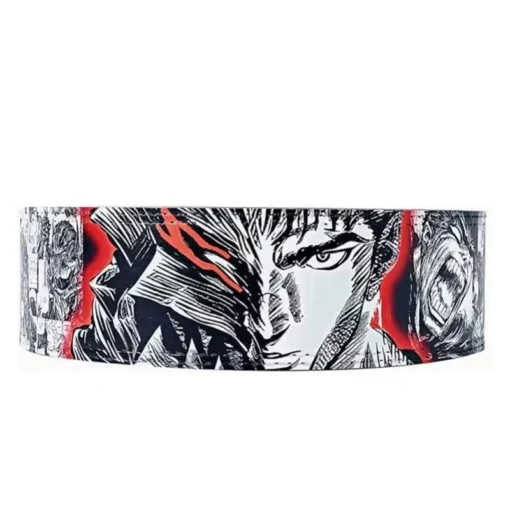 Anime Theme Berserk Gym Belt Lever Clasp - Heavy Duty Powerlifting And Weightlifting