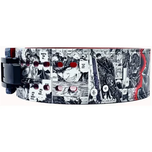 Anime Theme Berserk Gym Belt Lever Clasp - Heavy Duty Powerlifting And Weightlifting