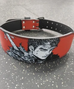 Old School Weightlifting Belt Berserk Anime Design - Gym Workout Weightlifting Belt For Men And Women