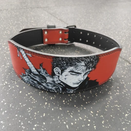 Old School Weightlifting Belt Berserk Anime Design - Gym Workout Weightlifting Belt For Men And Women