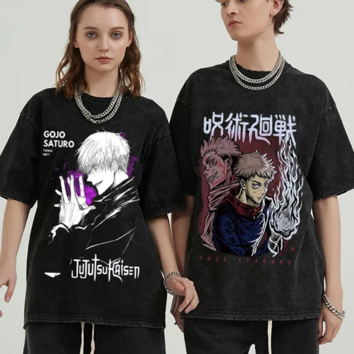 Anime Jujutsu Kaisen Shirt Gym Pump Cover - Image 5
