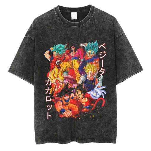 Dragon Ball Heroes Oversized Gym T Shirt Pump Cover