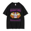 Creatine Monohydrate Print Funny Meme T Shirt for Men