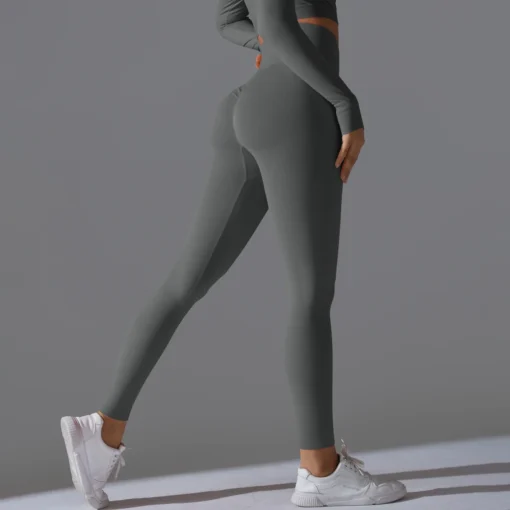 Women'S Butt Lifting Gym Leggings Outdoor Sports Fitness - Image 4