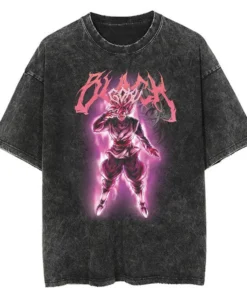 Dragon Ball Gym T-Shirt – Vintage Washed Oversized Anime Workout Tee | Super Saiyan Fitness Streetwear
