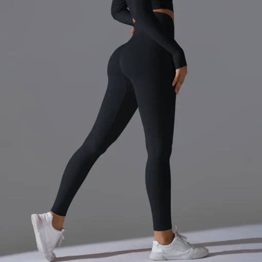 Women'S Butt Lifting Gym Leggings Outdoor Sports Fitness - Image 9