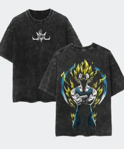 Dragon Ball Z T-Shirt – Saiyan Warriors Design | Cotton Oversized Tee With Classic Dbz Logo