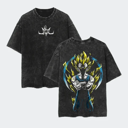 Dragon Ball Z T-Shirt – Saiyan Warriors Design | Cotton Oversized Tee With Classic Dbz Logo - Image 5