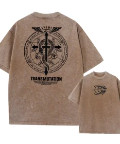 Fullmetal Alchemist T-Shirt – Alchemy Transmutation Circle Shirt | Anime Streetwear for Fans of FMA & Alchemy