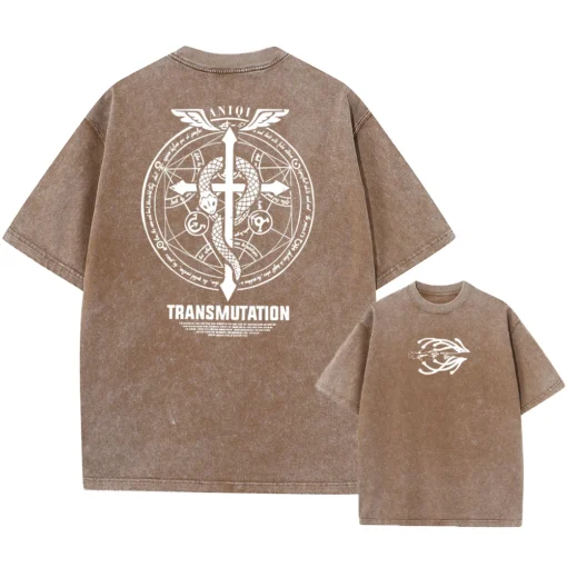 Fullmetal Alchemist T-Shirt – Alchemy Transmutation Circle Shirt | Anime Streetwear For Fans Of Fma &Amp; Alchemy - Image 5