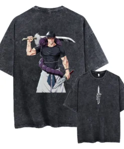 Alternative view of Attack on Titan T-Shirt – “To the One Who Left It All Behind” | Cotton Oversized Tee with Eren Yeager Design