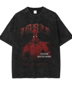 Alternative view of Shadowverse T-Shirt Collection – Beelzebub, Icris, Tusk & Tank | Cotton Oversized Anime Tee Set