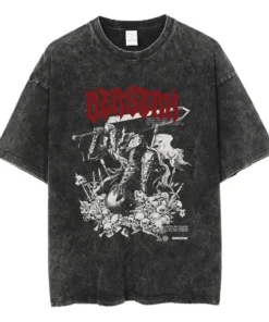 Official Anime Berserk T-Shirt – Guts &Amp; The Black Swordsman | Premium Cotton Tee For Fans Of Dark Fantasy