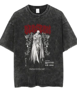 Official Anime Berserk T-Shirt – Guts &Amp; The Black Swordsman | Premium Cotton Tee For Fans Of Dark Fantasy