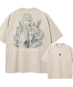 Alternative view of Official Anime Berserk T-Shirt – Guts & The Black Swordsman | Premium Cotton Tee for Fans of Dark Fantasy