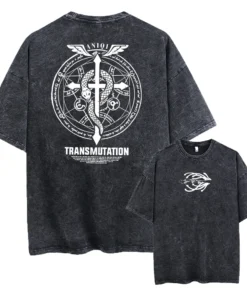 Fullmetal Alchemist T-Shirt – Alchemy Transmutation Circle Shirt | Anime Streetwear For Fans Of Fma &Amp; Alchemy