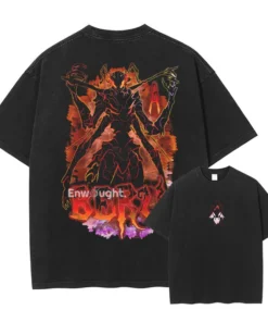 Shadowverse T-Shirt Collection – Beelzebub, Icris, Tusk &Amp; Tank | Cotton Oversized Anime Tee Set